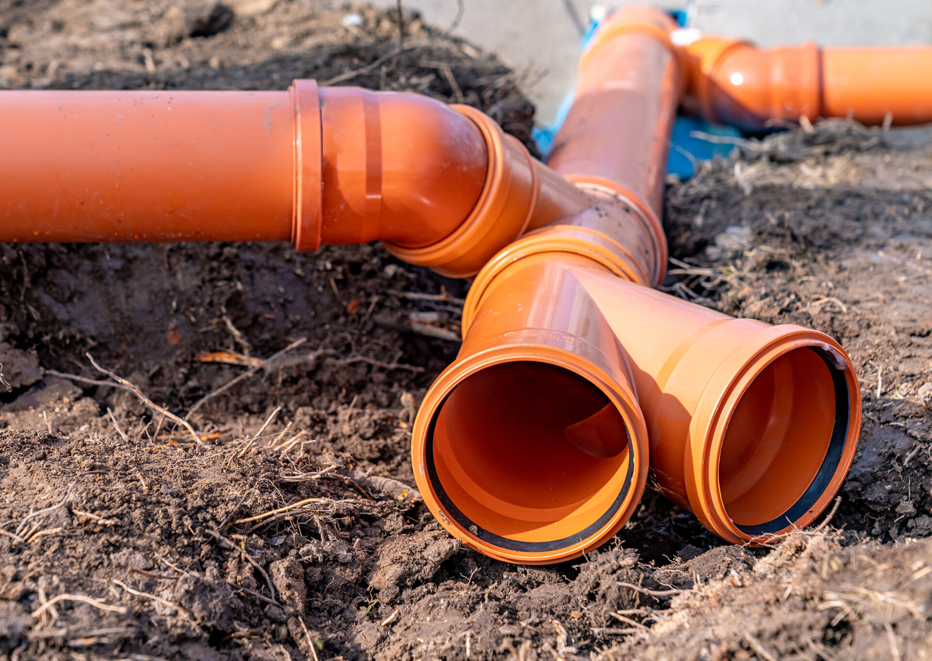 sewer lines